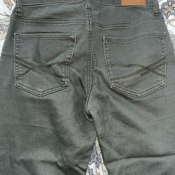 Aeropostale Army Green Jeggings - Picture 2 of 2